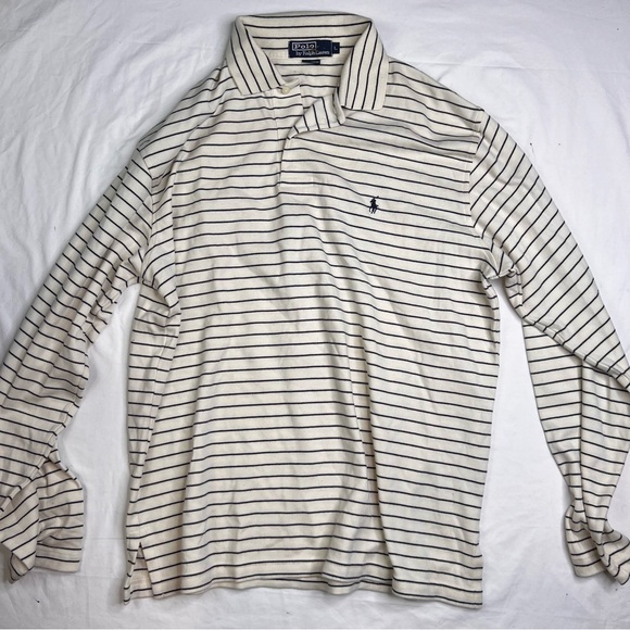 Polo Ralph Lauren LOT OF 5 Mens Large Shirt Long + Short Sleeve Crew Pony - Picture 15 of 16